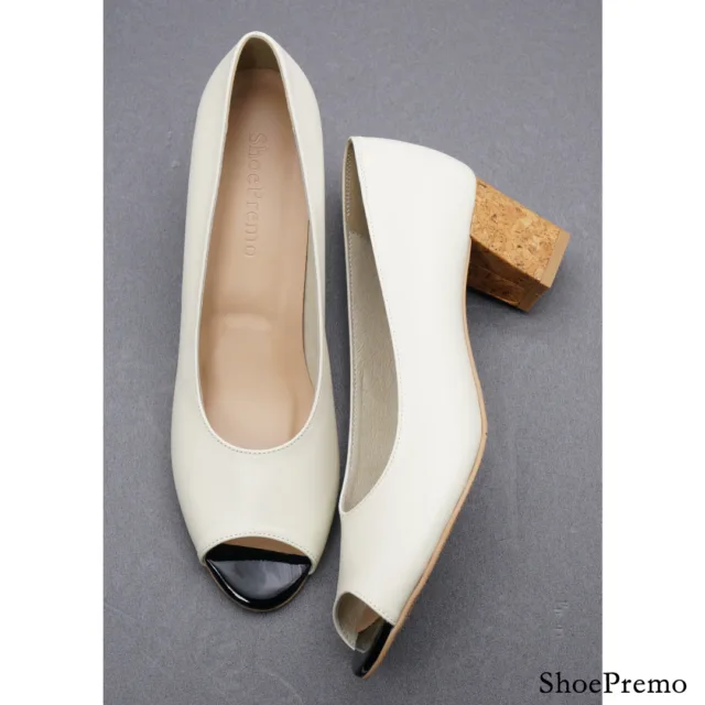 ShoePremo パンプス Amazon | [ShoePremo] パンプス 5.5cmヒール ブラックレザー 幅